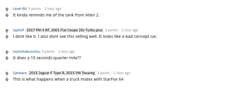 Illustration for article titled The Internet Reacts To Tesla's Cybertruck, Which Looks Like A PS1 Car